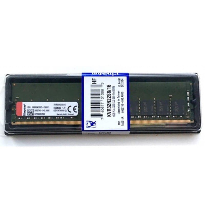 16GB DDR4 RAM 3200Mhz KINGSTON (NEW PACKED WITH WARRANTY)