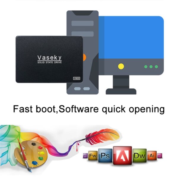 256GB SSD VASEKY (NEW PACKED WITH WARRANTY) 1