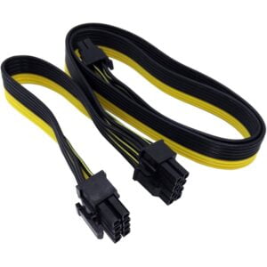 6 PiN TO DUAL 8 PiN PCIe POWER CABLE CONNECTOR (6+2) BIG SIZE 60CM 8