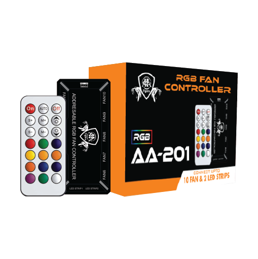 AA-201 CASE RGB FAN HUB WITH CONTROLLER