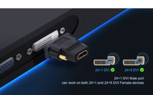 DVI To HDMI CoNNECToR (DVI-D 24+1 PiN MALE To HDMI FEMALE ADAPTER) 6