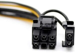SATA POWER TO 8 PIN PCIe POWER CABLE CoNNECToR 2