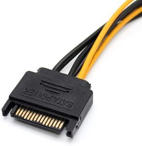 SATA POWER TO 8 PIN PCIe POWER CABLE CoNNECToR 3