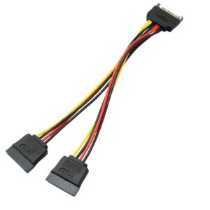 SATA POWER Y EXTENSiON CONNECTOR BiG SiZE Y SPLiTTER CABLE 3