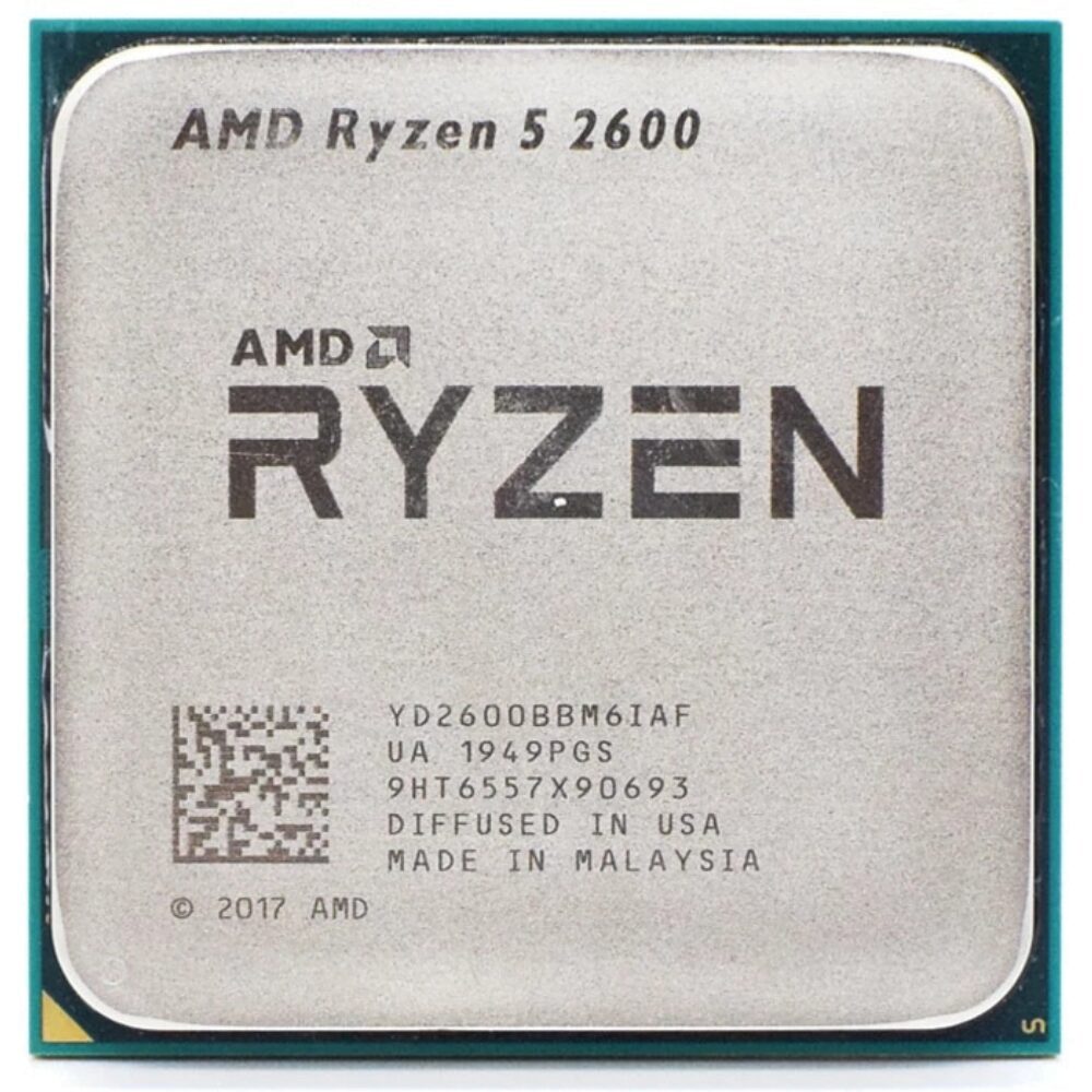 AMD RYZEN 5 2600 PROCESSOR SOCKET TYPE AM4 TRAY PACKED