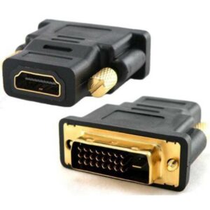 DVI To HDMI CoNNECToR (DVI-D 24+1 PiN MALE To HDMI FEMALE ADAPTER)