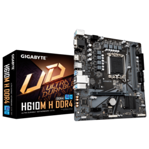 i3 12100F 12TH GEN MOTHERBOARD PROCESSOR PACKAGE WiTH GiGABYTE H610M H DDR4 1
