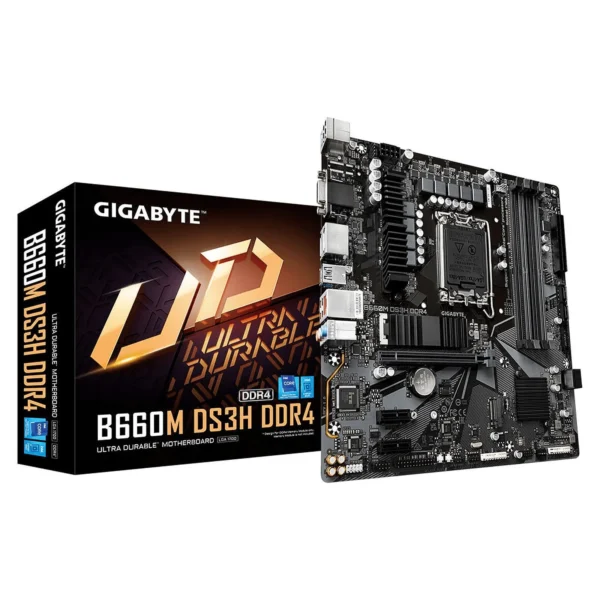 i5 12400 12TH GEN MOTHERBOARD PROCESSOR PACKAGE WiTH GiGABYTE B660M DS3H DDR4 (NEW) 1