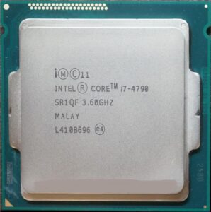thumbnail image 2 of Intel Core I7-4790 3.6GHz Quad-Core Processor (LGA 1150) - Tested Working, Some Cosmetic Wear 2 of 2