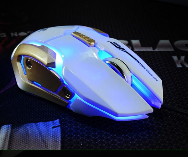 DSFY X9 GOLDEN RGB GAMING MOUSE 2