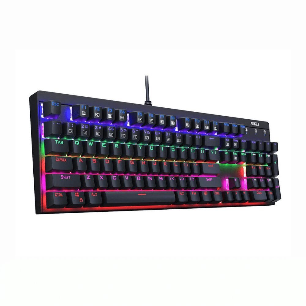 AUKEY MECHANICAL KEYBOARD USB Wired Gaming Keyboard EUR 24,43 - PicClick FR