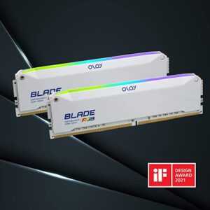 16GB DDR4 RAM 3600Mhz OLOY BLADE WHITE AURA SYNC RGB 7