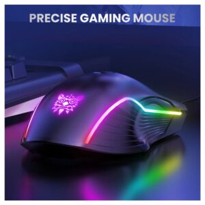 ONIKUMA CW905 BLACK WiRED RGB GAMING MoUSE 7200 DPI 14