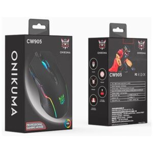 ONIKUMA CW905 BLACK WiRED RGB GAMING MoUSE 7200 DPI 16
