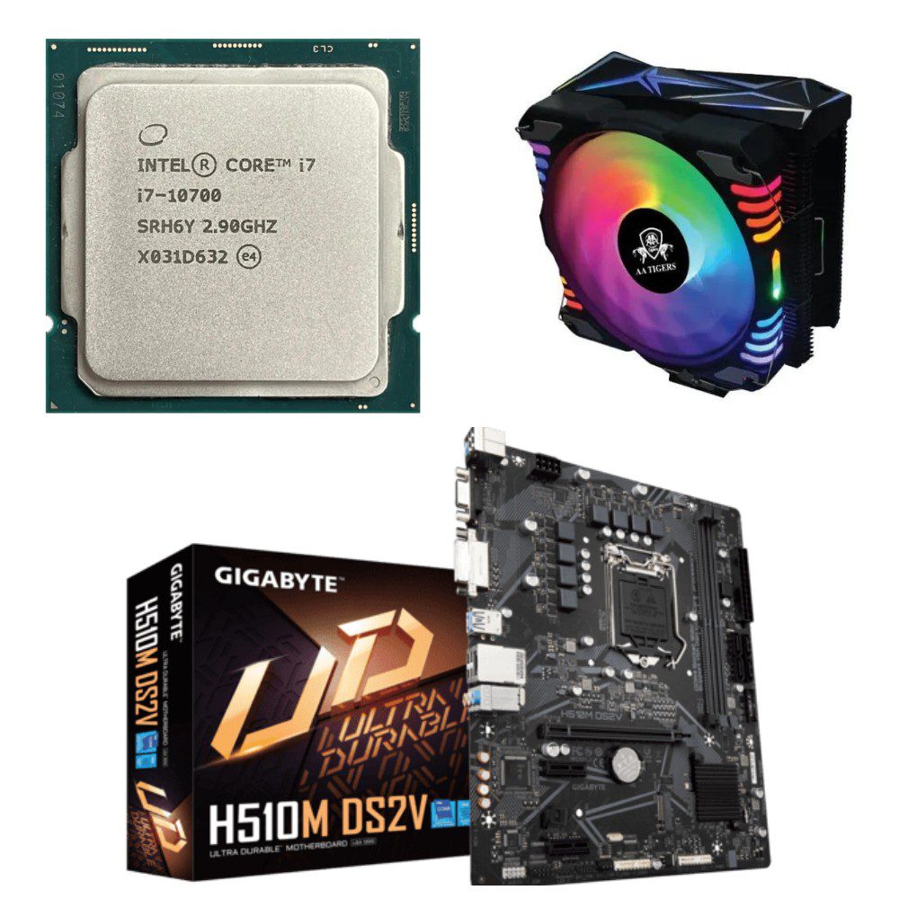 i7 10700 10TH MOTHERBOARD PROCESSOR WiTH GIGABYTE H510M