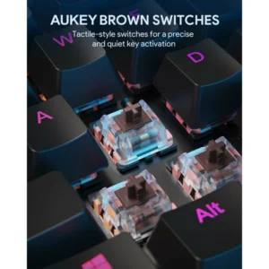 RGB MECHANICAL GAMiNG KEYBOARD AUKEY KM-G12 WiTH GAMiNG SOFTWARE 7