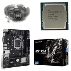 i5 11400 11TH GEN MOTHERBOARD PROCESSOR PACKAGE WiTH BiOSTAR H510MHP