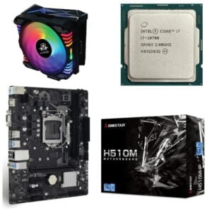 i7 10700 10TH GEN MOTHERBOARD PROCESSOR PACKAGE WiTH BiOSTAR H510MHP