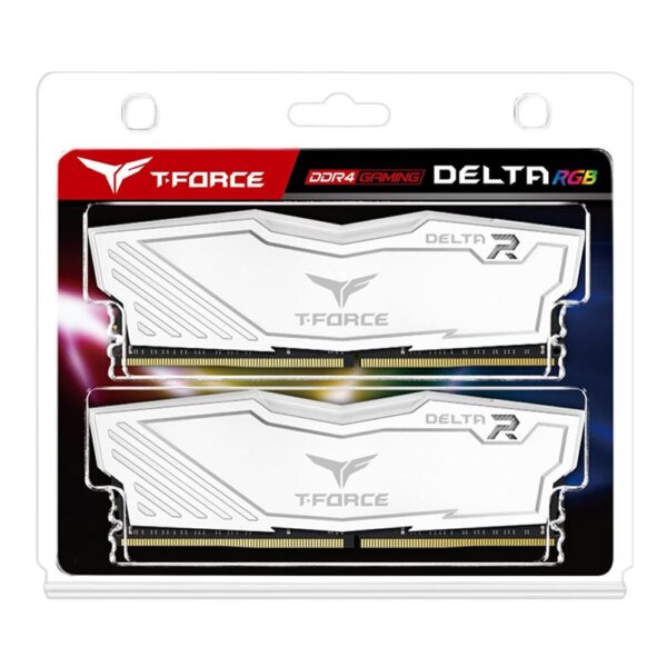 16GB DDR4 RAM 3600Mhz DELTA AURA SYNC RGB GAMiNG RAM WHITE 1