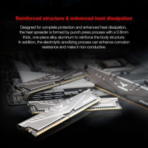 32GB DDR4 RAM 3600Mhz TEAMGRoUP T-FoRCE VULCAN Z GAMiNG RAM (2 X 16GB) 9