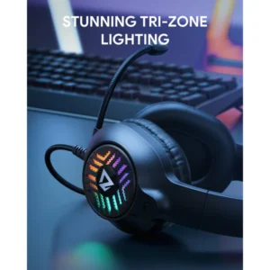 AUKEY GH-X1 RGB GAMiNG HEADSET WiTH STEREO SoUND 50MM DRiVER 4