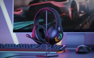 AUKEY GH-X1 RGB GAMiNG HEADSET WiTH STEREO SoUND 50MM DRiVER 9