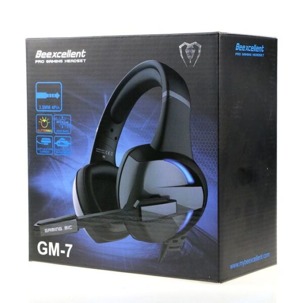BEEXCELLENT GM-7 RGB GAMiNG HEADSET WiTH NOICE CANCELING MiC 7