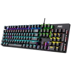 AOC GK410 RGB MECHANICAL GAMING KEYBOARd WiTH BLUE SWiTCH 111 (1)