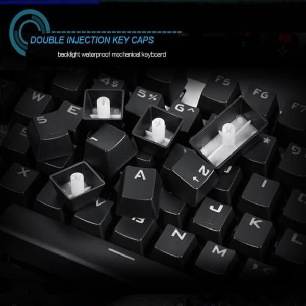 HP GK100 RGB MECHANICAL GAMiNG KEYBOARd WiTH BLUE SWiTCH 3