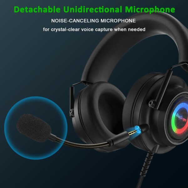BLUE FiNGER S09 RGB USB GAMiNG HEADSET NOiSE CANCELLING MiC 3