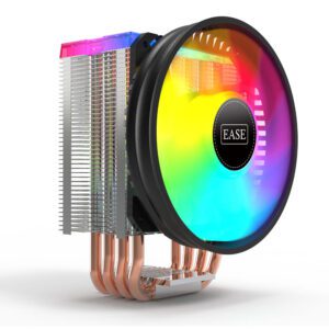 EAF1213 ARGB CPU CooLER WITH 4 HEAT PiPE CYLINDER