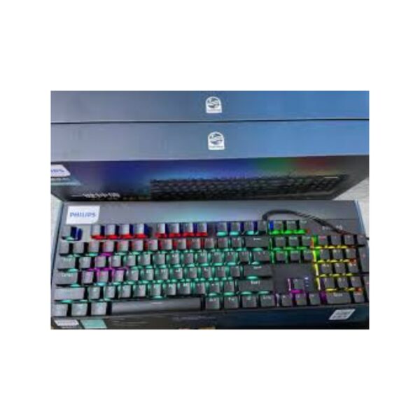 PHiliPS SPK8404 RGB MECHANICAL GAMING KEYBOARd WiTH BLUE SWiTCH 6