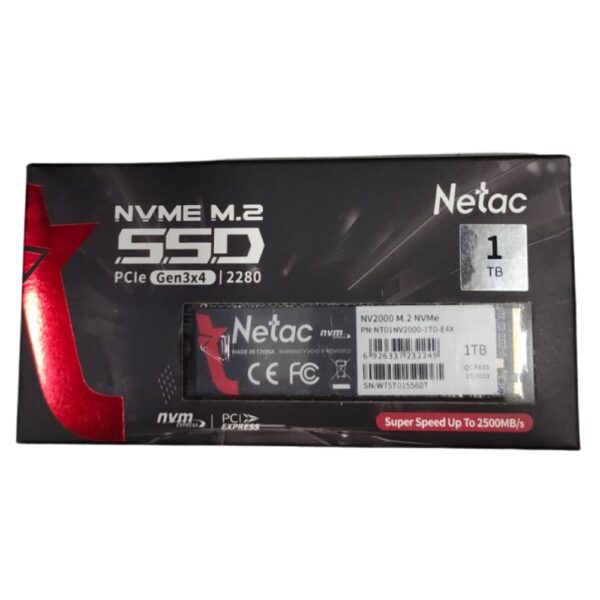1TB 2280 NVMe M.2 SSD NETAC (NEW PACKED WITH WARRANTY) 11