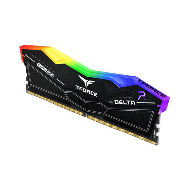 32GB DDR5 RAM 5600Mhz BLACK TEAMGRoUP T-FoRCE DELTA AURA SYNC RGB GAMiNG RAM (2 X 16GB) 3