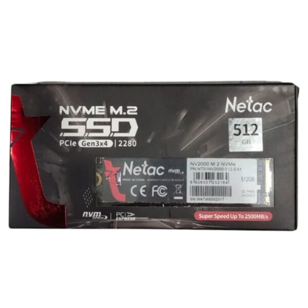 512GB 2280 NVMe M.2 SSD NETAC (NEW PACKED WITH WARRANTY) 11