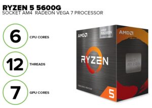 AMD RYZEN 5 5600G PROCESSoR BOX PACKED 4