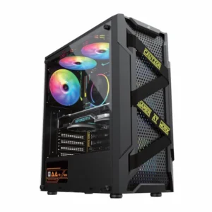 ARMOR BLACK GAMiNG PC CASE WiTHOUT FAN