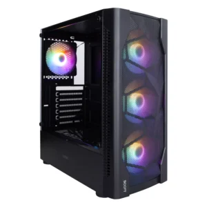 BOOST LION GAMiNG PC CASE BLACK WITH 4 RGB FAN