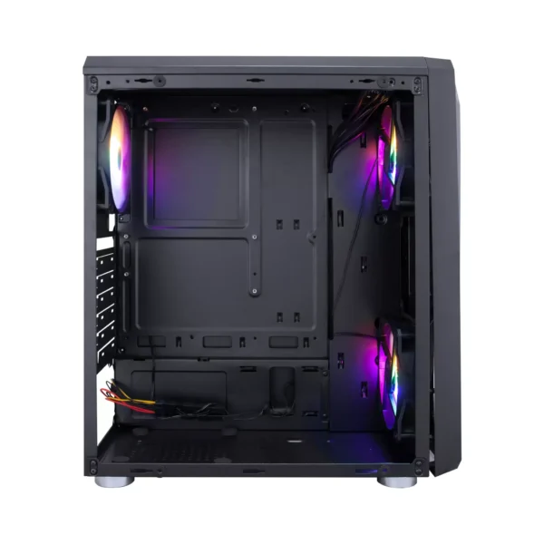 BOOST TiGER GAMiNG PC CASE BLACK WITH 3 RGB FAN 4