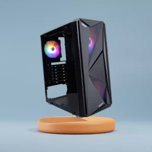 BOOST TiGER GAMiNG PC CASE BLACK WITH 3 RGB FAN 8
