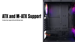BOOST TiGER GAMiNG PC CASE BLACK WITH 3 RGB FAN 9