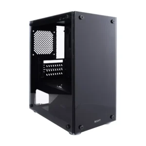 BOOST WOLF GAMiNG PC CASE BLACK WiTHOUT FAN