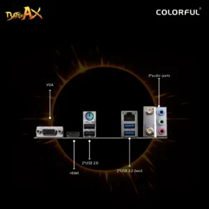 COLORFUL BATTLE-AX H610M-E WiFi MOTHERBOARD m-ATX 9