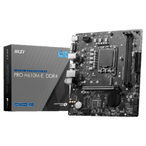 H610 12th 13th GEN MOTHERBOARD MSI PRO H610M-E DDR4 m-ATX