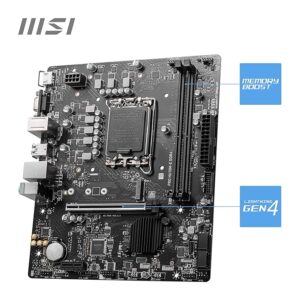 H610 12th 13th GEN MOTHERBOARD MSI PRO H610M-E DDR4 m-ATX 5