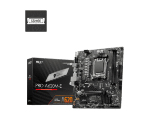 MSI PRO A620M-E AM5 RYZEN MOTHERBOARD DDR5 M-ATX