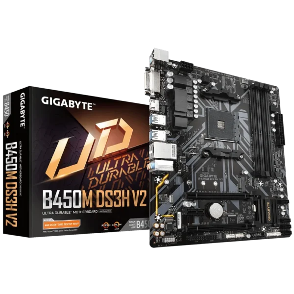 RYZEN 7 5700X PACKAGE WiTH GiGABYTE B450M DS3H V2 (MOTHERBOARD+PROCESSOR) 4