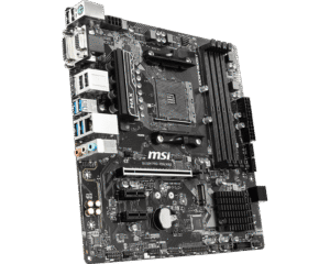 MSI B450M PRO-VDH MAX AMD RYZEN MOTHERBOARD Used 2