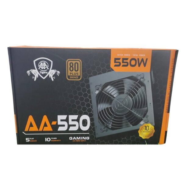 AA-TiGER 550W POWER SUPPLY 80+ BRONZE WiTH 1 YEAR WARRANTY 2