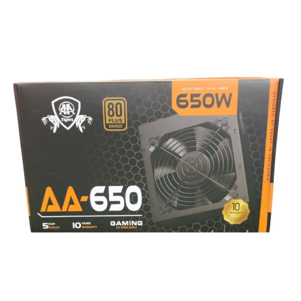 AA-TiGER 650W POWER SUPPLY 80+ BRONZE WiTH 1 YEAR WARRANTY 2